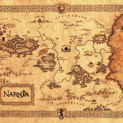 Bản đồ Narnia - hueforge