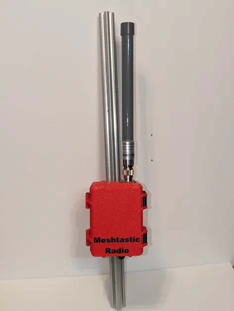 Vỏ chống chịu thời tiết cho Meshtastic RAK19007/RAK19003 + GPS + 4x pin 18650 - Image 5