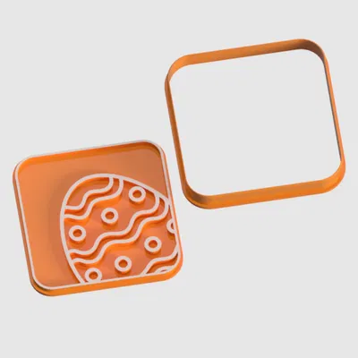 Khuôn Cắt Bánh Quy Trứng Phục Sinh