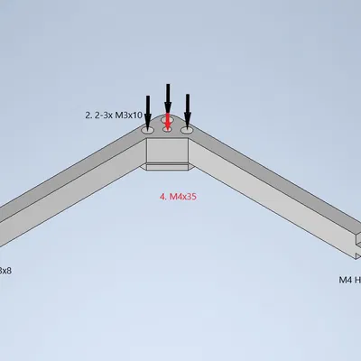 TwoTrees SK1 - Nâng Đáy Khung