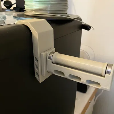 Giá Đỡ Cuộn Dây Nhựa Gắn Bên Hông Máy In 5M Pro