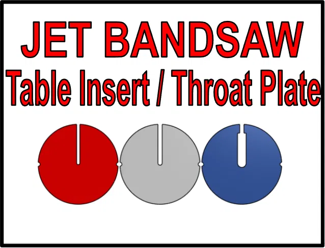 Miếng Chèn Mặt Bàn Máy Cưa Lọng Jet (Throat Plate) - Image 1