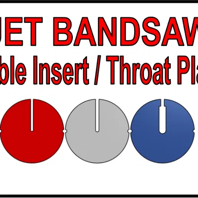 Miếng Chèn Mặt Bàn Máy Cưa Lọng Jet (Throat Plate)