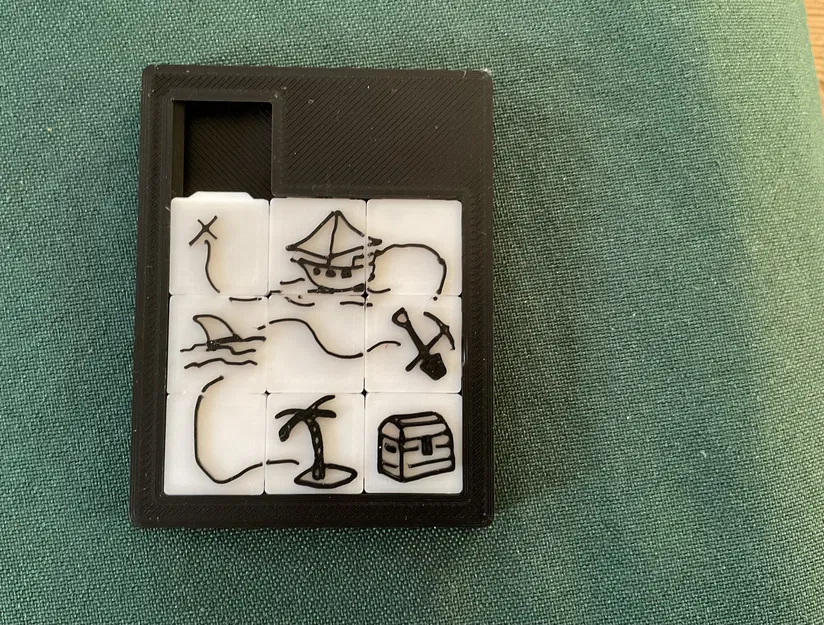 Mô hình giải đố bản đồ kho báu - Image 1