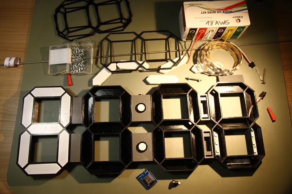 Đồng hồ LED 7 đoạn gắn tường cỡ lớn - Image 4