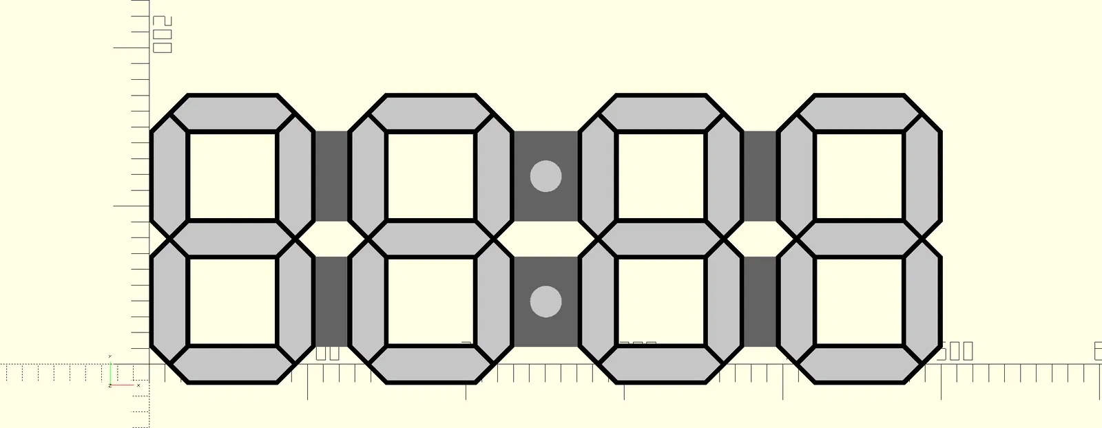 Đồng hồ LED 7 đoạn gắn tường cỡ lớn - Image 5