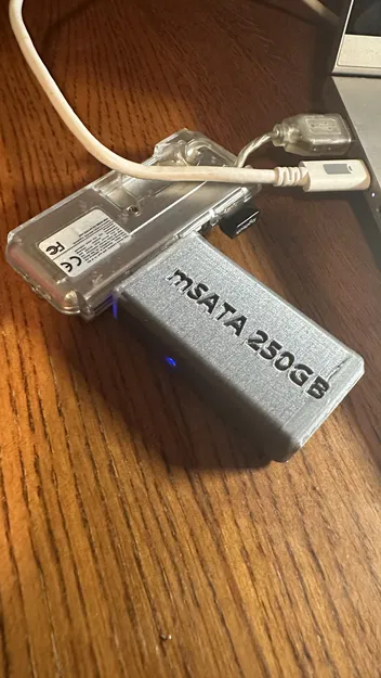 Vỏ Case mSATA ra USB, Vỏ bảo vệ mSATA kèm Adapter USB - Image 1