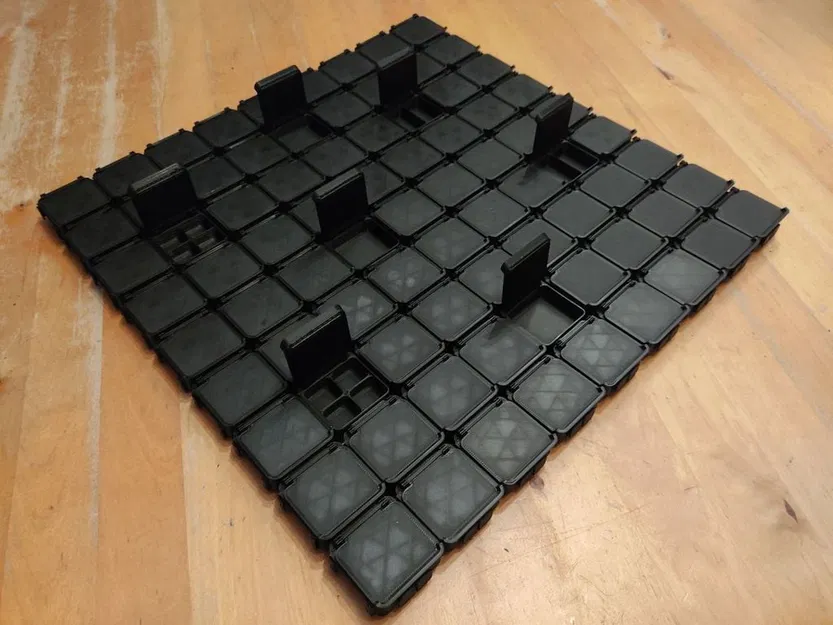 Hộp chia ngăn, hộp đựng siêu nhỏ, có thể ghép và mở rộng - Image 13