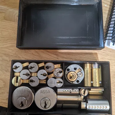 Hộp đựng đồ locksport gọn gàng
