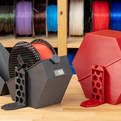 Giá Đỡ Cuộn Sợi và Hộp Bảo Quản cho Tủ V2 - Có Cảm Biến Độ Ẩm