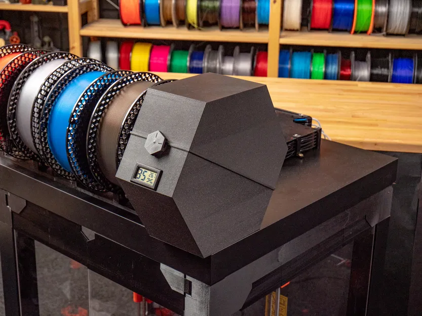 Giá Đỡ Cuộn Sợi và Hộp Bảo Quản cho Tủ V2 - Có Cảm Biến Độ Ẩm - Image 4