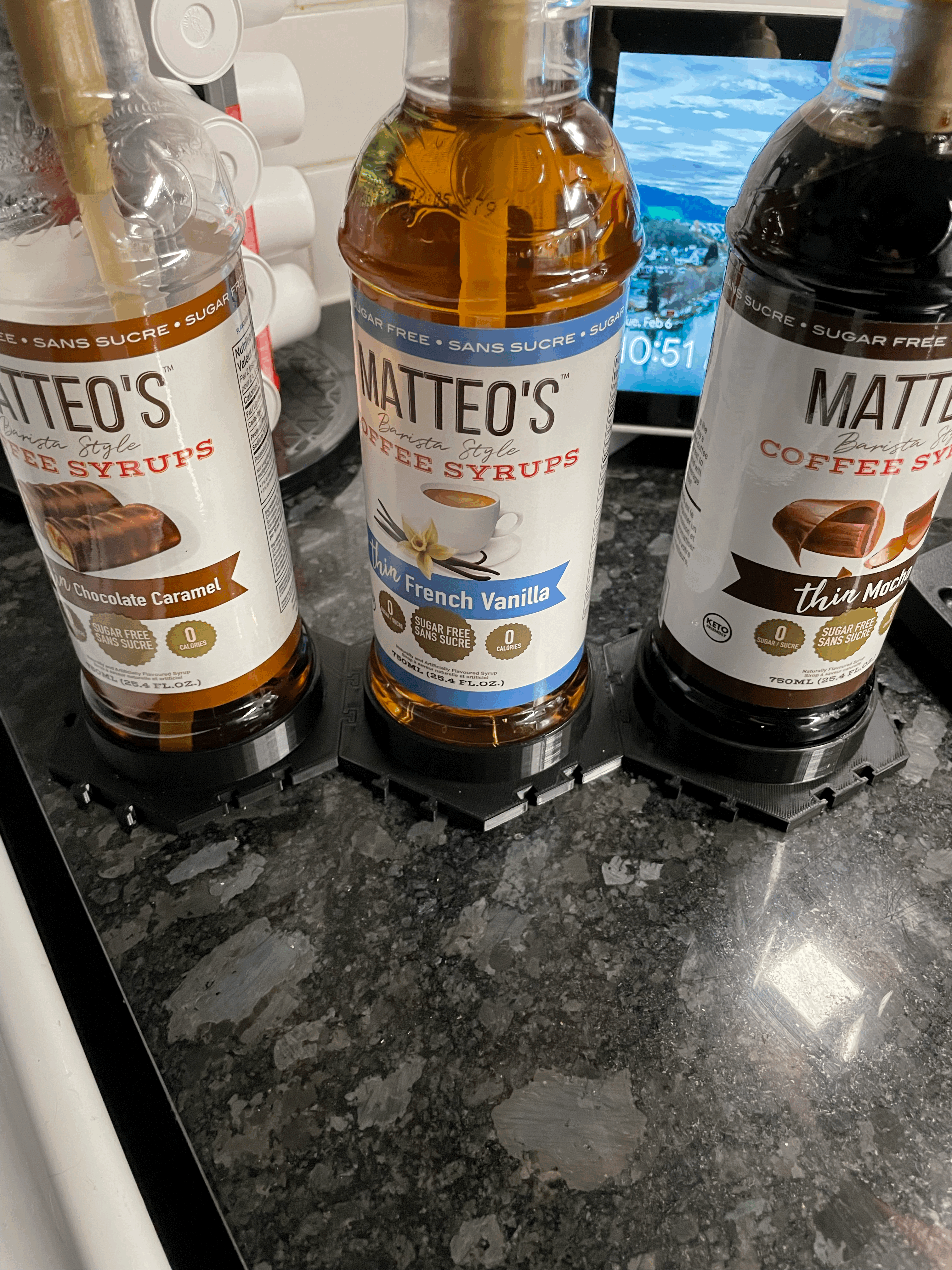 Đế Modul Cho Chai Syrup Cà Phê