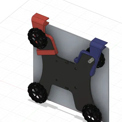 Giá đỡ bàn chải cho Ender 3 Pro (cơ chế đàn hồi)