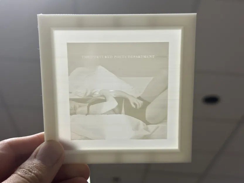 Đèn Lithophane Taylor Swift - The Tortured Poets Department - Image 1