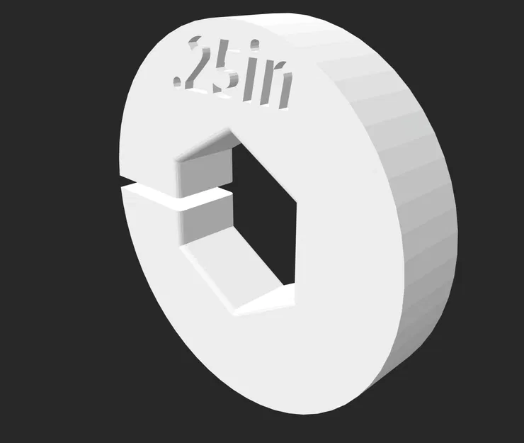 Spacer cho thanh lục giác FRC 0.25in - Image 1