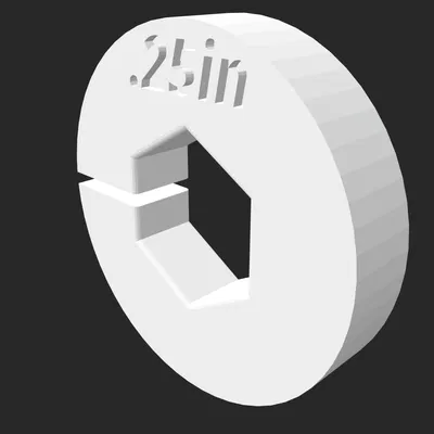 Spacer cho thanh lục giác FRC 0.25in