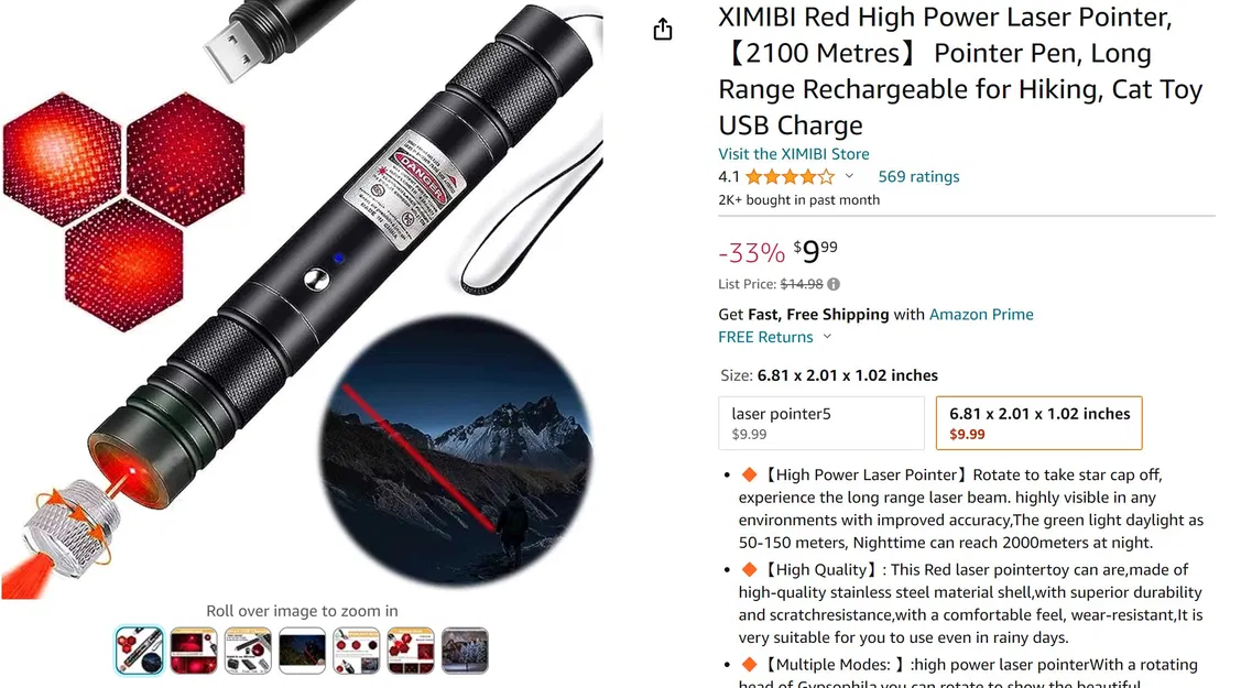 Giá đỡ laser cho súng Nerf Heavy SR - Image 4