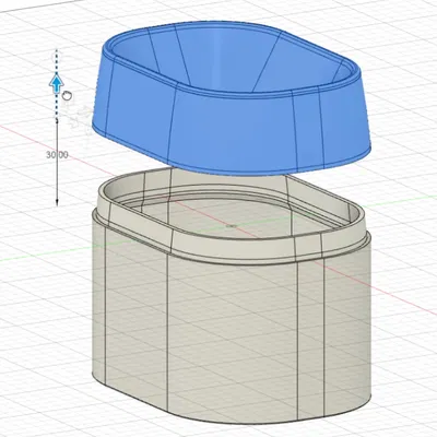 Thùng Chứa Mảnh Vụn In 3D