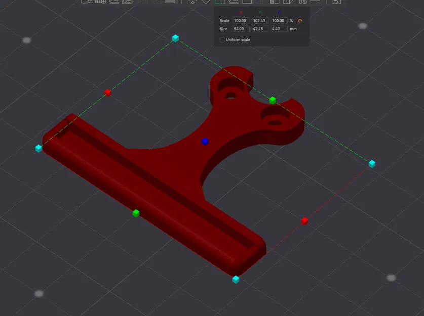K1 (the Alien) Nozzle Wiper v2 - Chổi Quét Vệ Sinh Nozzle - Image 1