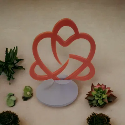 Mô hình 3D Trái tim Celtic