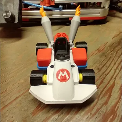 Lửa Ống Xả Siêu Mario Kart