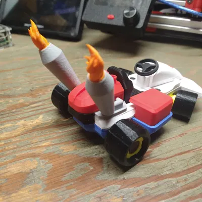 Lửa Ống Xả Siêu Mario Kart