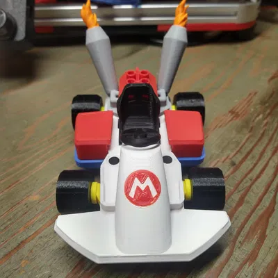 Lửa Ống Xả Siêu Mario Kart