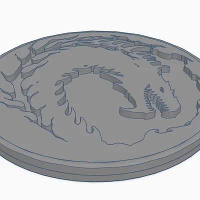 Mặt Dây Chuyền Rồng Kiểu Godzilla