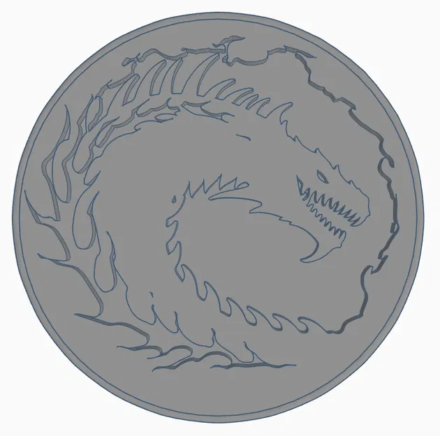 Mặt Dây Chuyền Rồng Kiểu Godzilla - Image 2