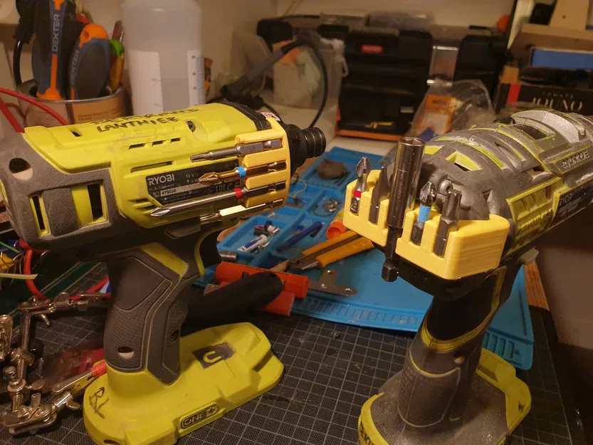 Giá đỡ mũi vặn vít cho máy siết bu lông và khoan RYOBI (R18ID2 & R18PDBL) - Image 1