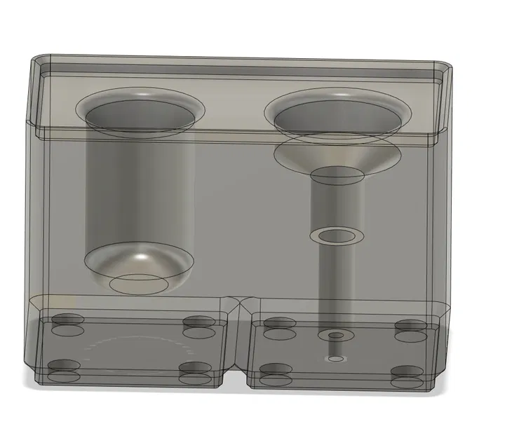 Holder Ống Chích Flux Gridfinity - Phiên Bản Lười - Image 1