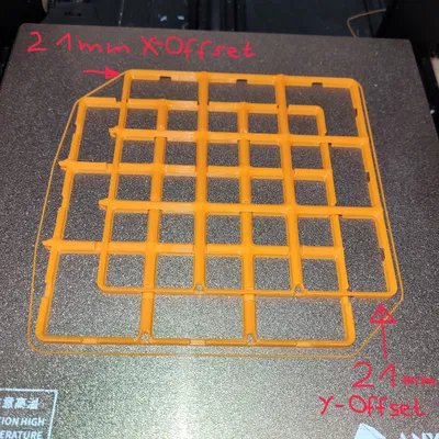 Tấm đế Gridfinity nối dài (khớp nối snap fit) và xếp chồng