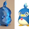 Mẫu Low Poly Pengulett, Palworld - Thumbnail 1