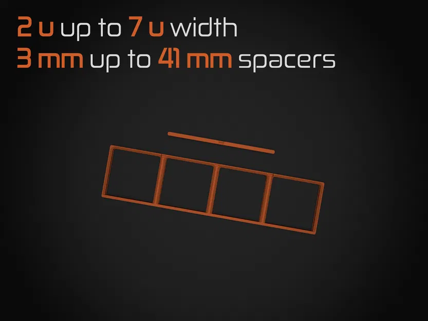 Miếng đệm Gridfinity Clip Base - Chừa khoảng trống - Image 2