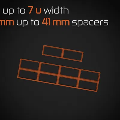 Gridfinity Clip Base - Miếng Độn Nửa Ô Lưới