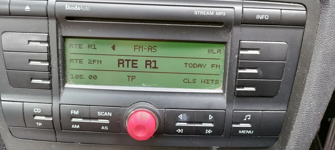 Núm xoay âm lượng radio Skoda Stream - Image 2