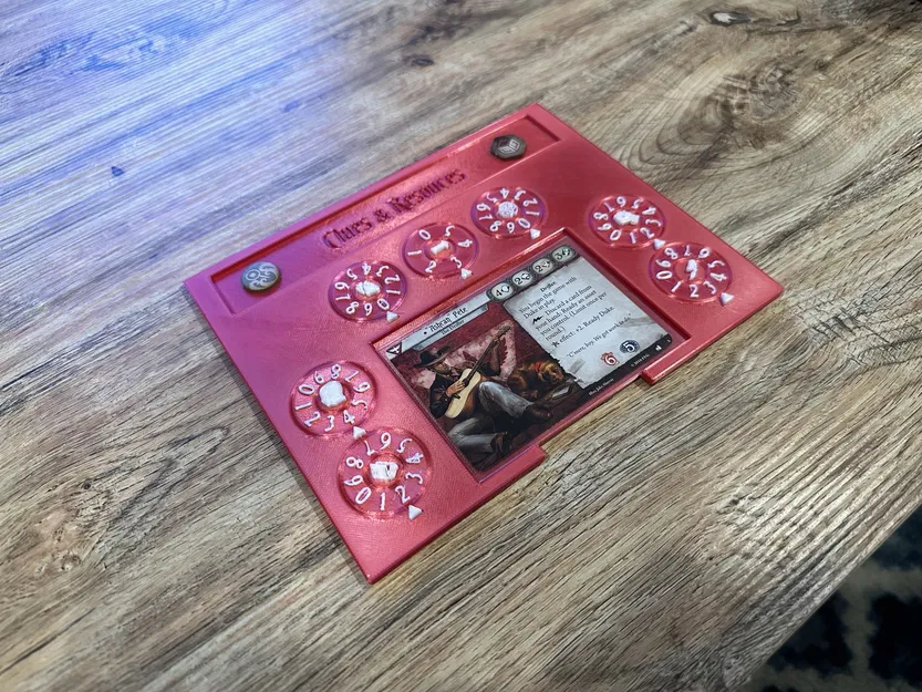 Playerboard Arkhram Horror LCG V2 - Có Bánh Răng Xoay Theo Dõi Chỉ Số - Image 3