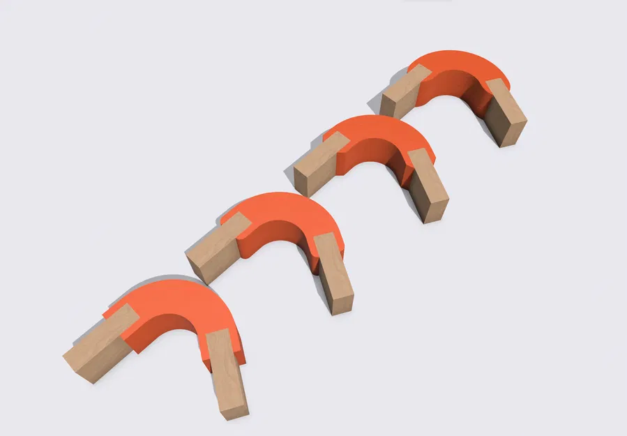 Góc tam giác đều ván ép 9mm + Tệp STEP - Image 3