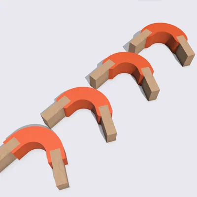 Góc tam giác đều ván ép 9mm + Tệp STEP