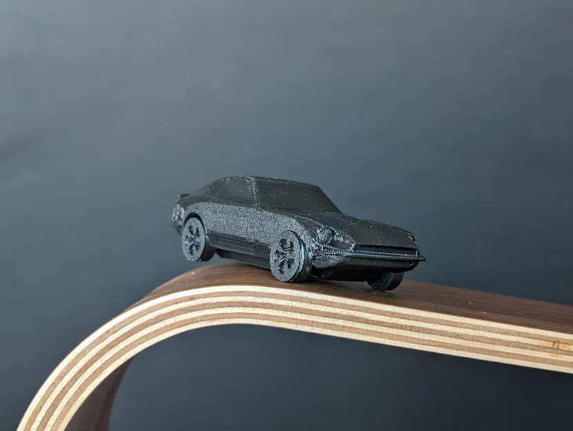 Mô hình Datsun 240z in liền mạch kèm bánh xe quay - Image 3