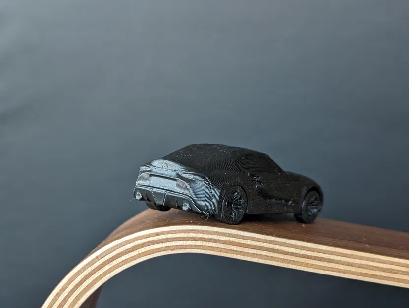 Mô Hình Toyota Supra A90 In Liền Kèm Bánh Xe Quay - Image 4