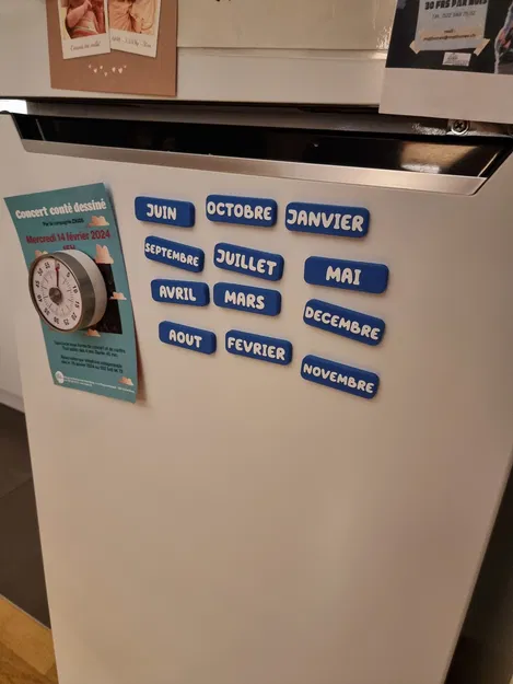 Bộ Nam Châm Tháng Năm Cho Bé (Tiếng Việt) - Image 3