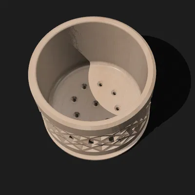 Chậu Hoa 3D Đẹp Mắt