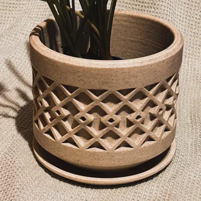 Chậu Hoa 3D Đẹp Mắt