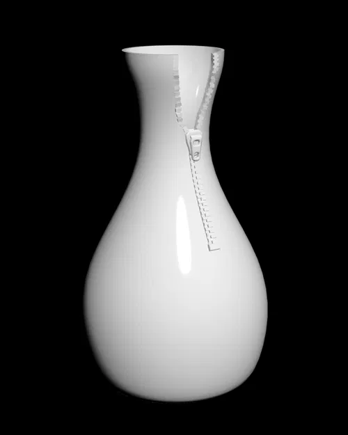 Bình Hoa Khóa Kéo - Zip Vase - Image 1