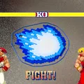 Hadouken - Móc khóa / Dây đeo chìa khóa / Dấu hiệu chìa khóa / Charm chìa khóa - Game Retro - Pixel Art - In nhanh dễ - Thumbnail 1