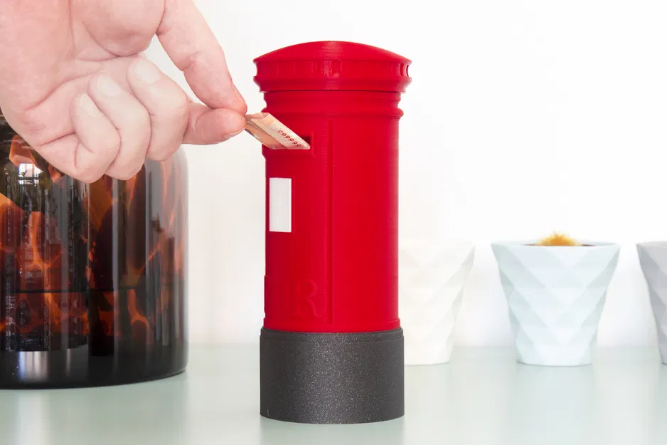 Hộp Tiết Kiệm Kiểu Bốt Điện Thoại Anh Cổ Điển - Quà Tặng - Image 2