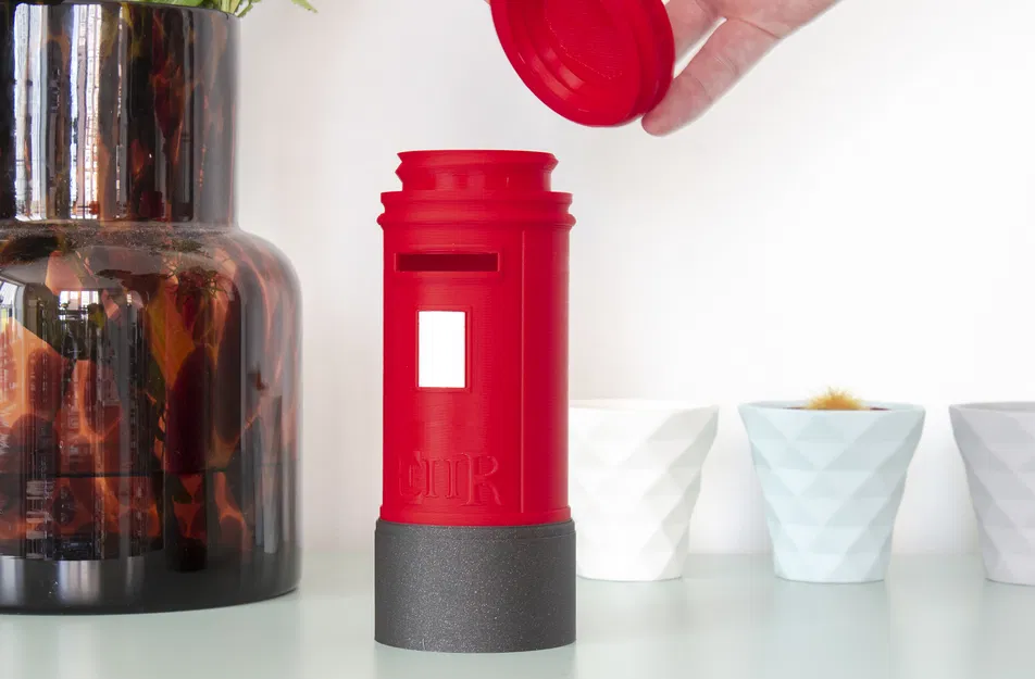 Hộp Tiết Kiệm Kiểu Bốt Điện Thoại Anh Cổ Điển - Quà Tặng - Image 3