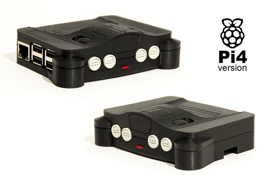 Vỏ Case Raspberry Pi 4 Kiểu N64 - Image 1
