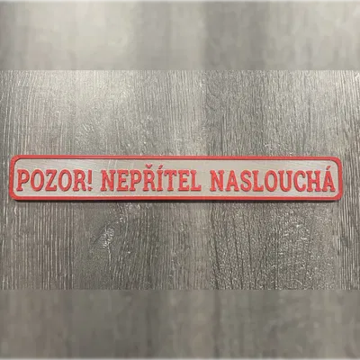 Tấm Biển Chú Ý! Kẻ Địch Đang Lắng Nghe